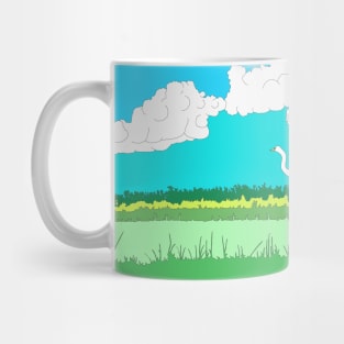 One bird beautifully flying Mug